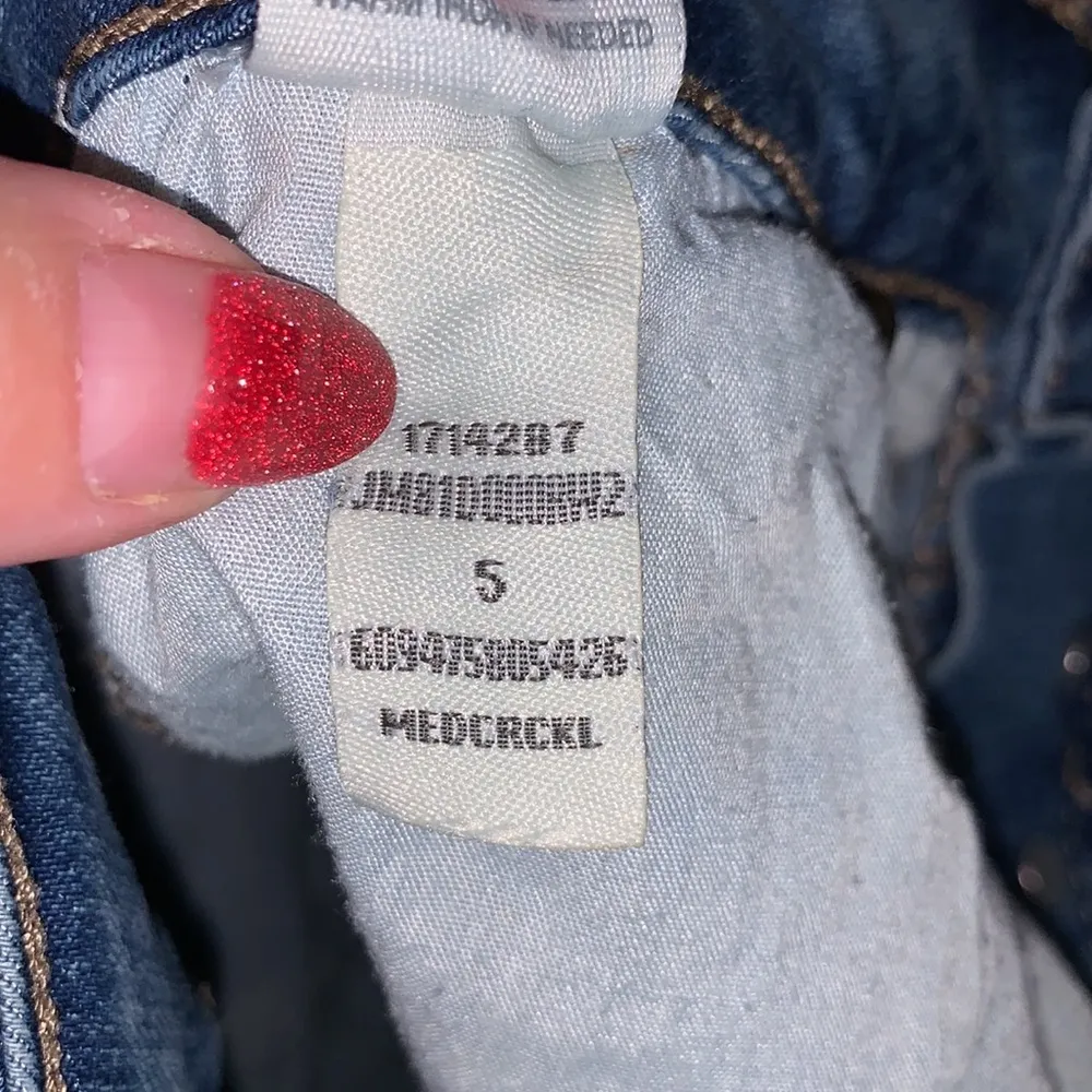 Mudd flx stretch stitched cut off jean shorts - Image 5