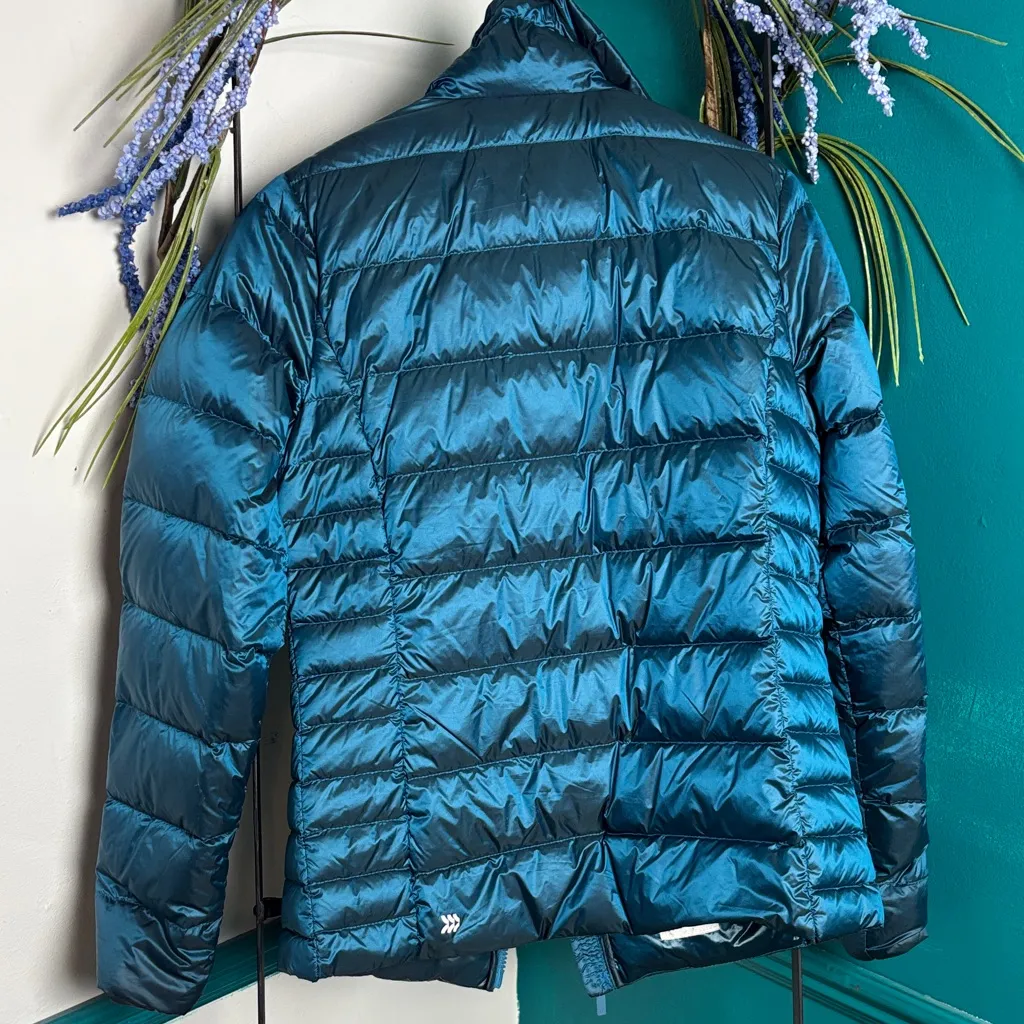 Teal Puffer Jacket - Image 5