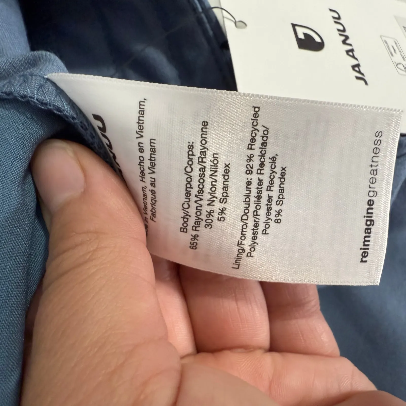 NWT Jaanuu Rubi Slim ULTRAsoft Scrub Jogger, Blue, M Petite - Image 7