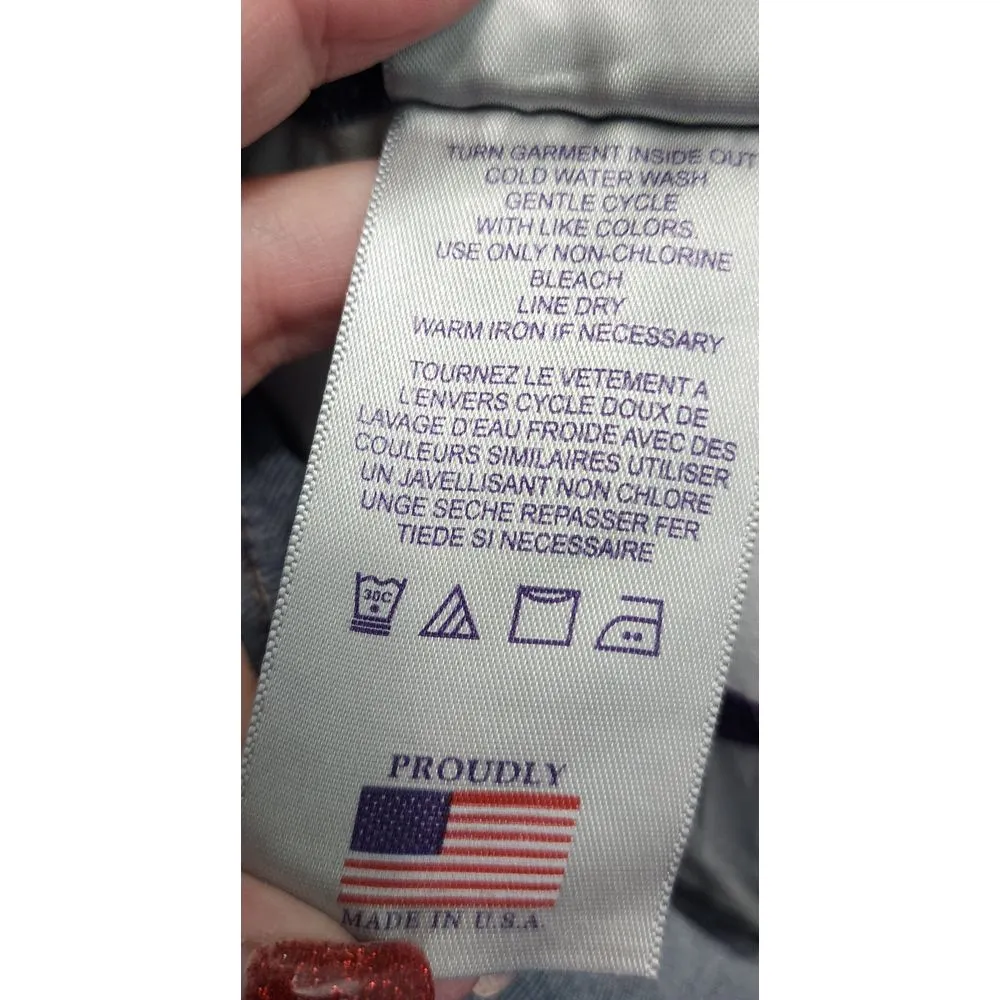 NYDJ Crop Jeans Dark Wash Lift‎ Tuck Technology Denim Blue Size 8 - Image 7