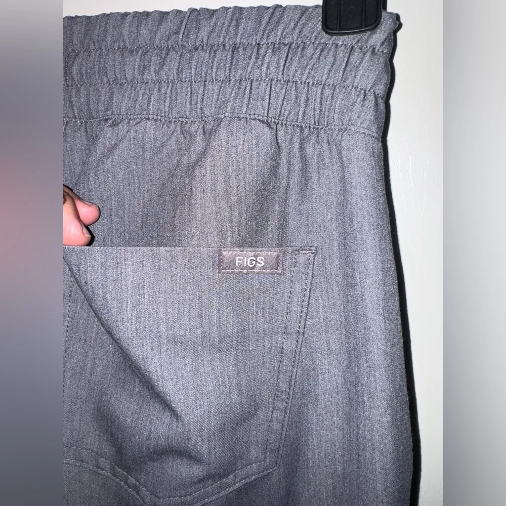 Figs Gray and Green Track Pants Relaxed Fit - Image 4