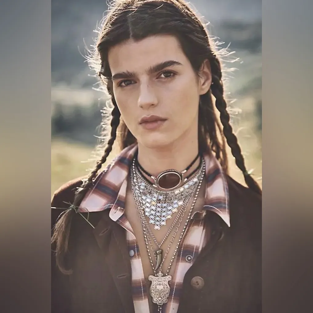 NWOT FREE PEOPLE Sage Extreme Layer Necklace - Image 4