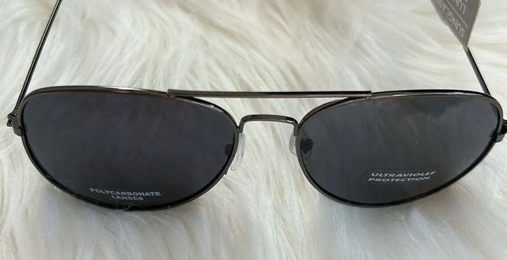 NWT black ultraviolet aviator sunglasses - Image 3