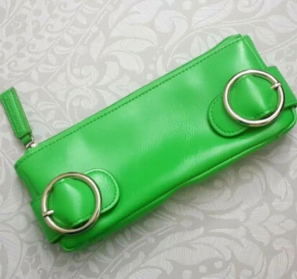 Green Vinyl Clutch - Image 3
