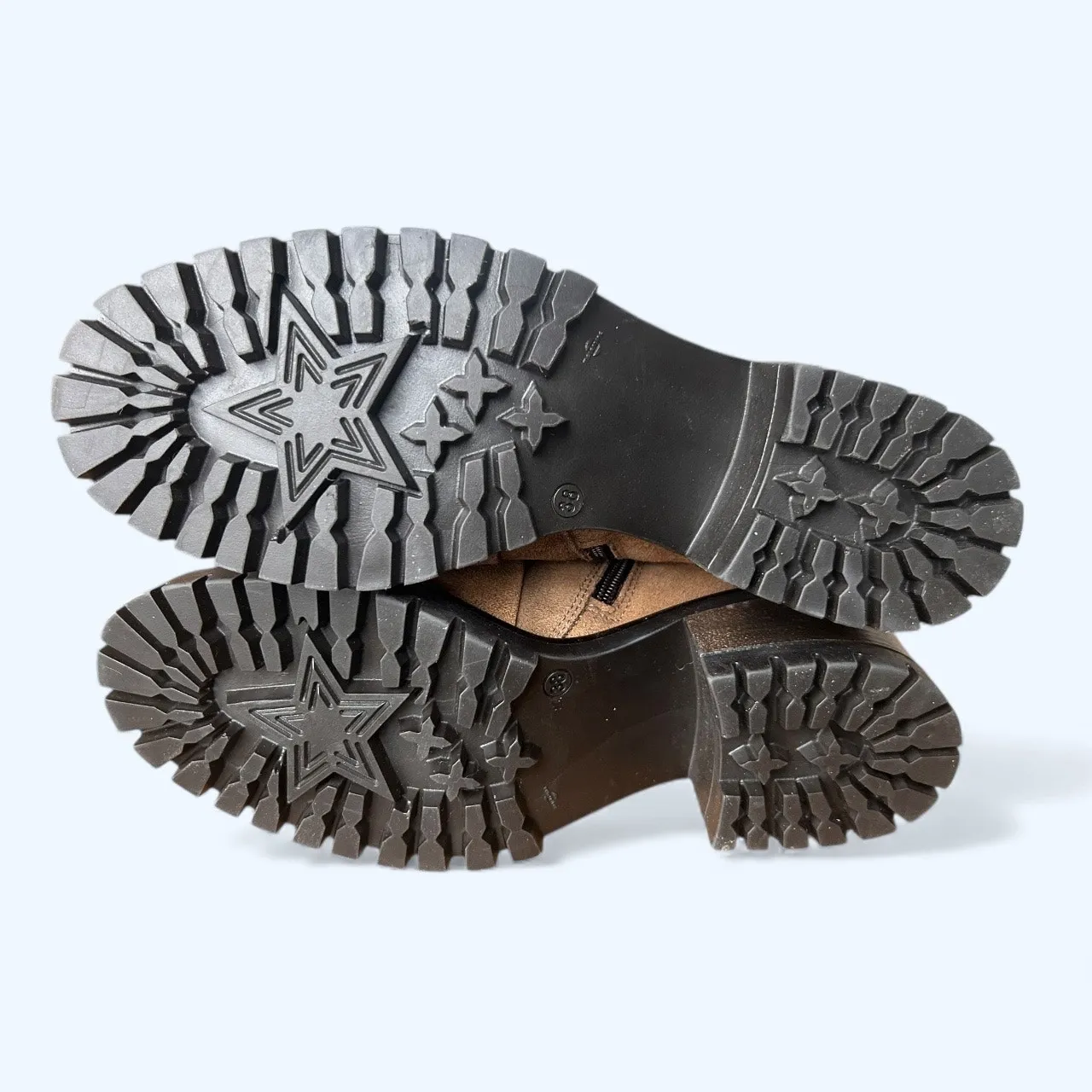 Miz Mooz “Maiden” Chunky Platform Suede Ankle Boots Chunky Heel Womens EU 38 NEW - Image 10