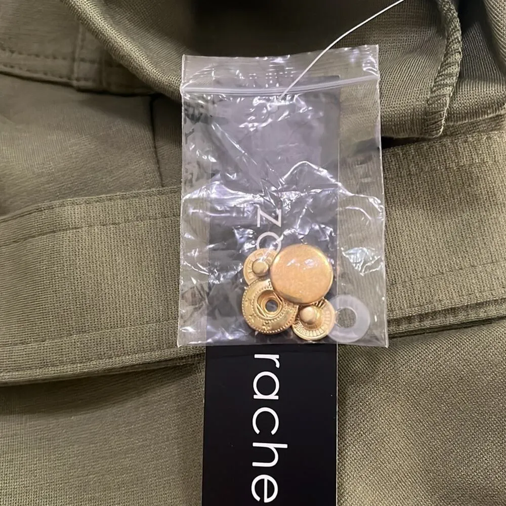 Zac & Rachel Shirt Dress Women’s Plus 22W Sage Green Heavyweight Stretch - Image 7