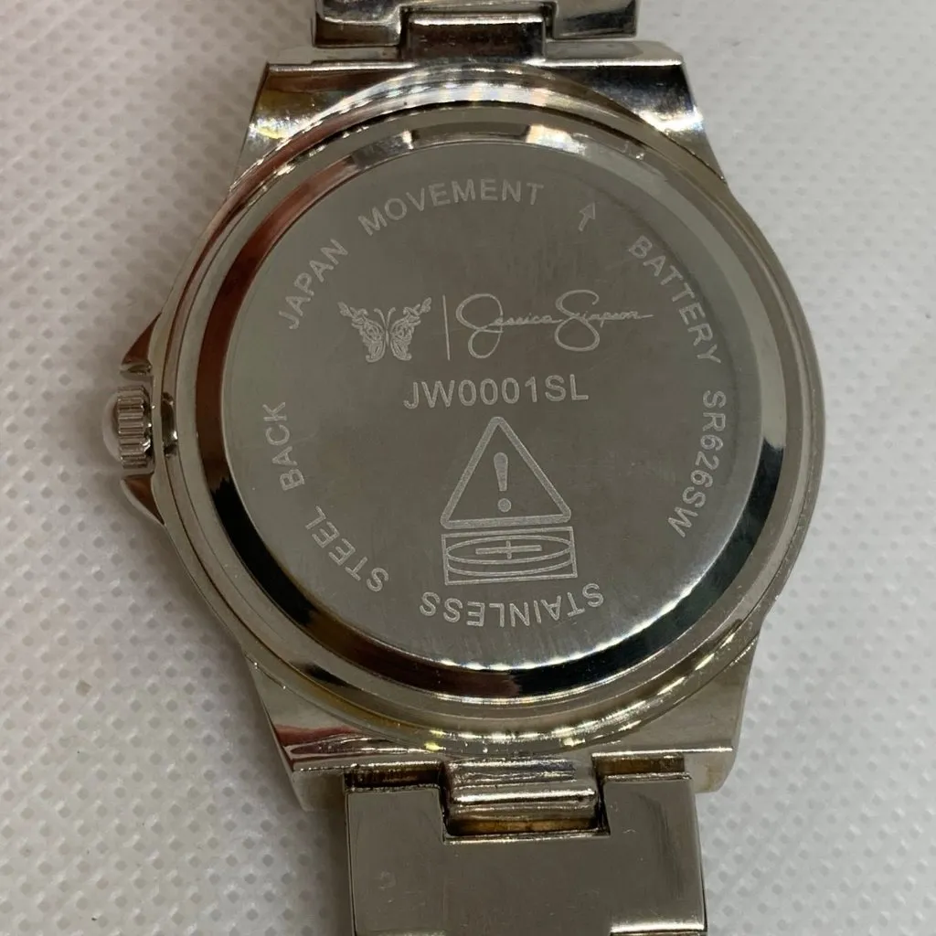Women's Watch Jessica Simpson JW0001S rhinestones quartz analog 37mm running - Image 8