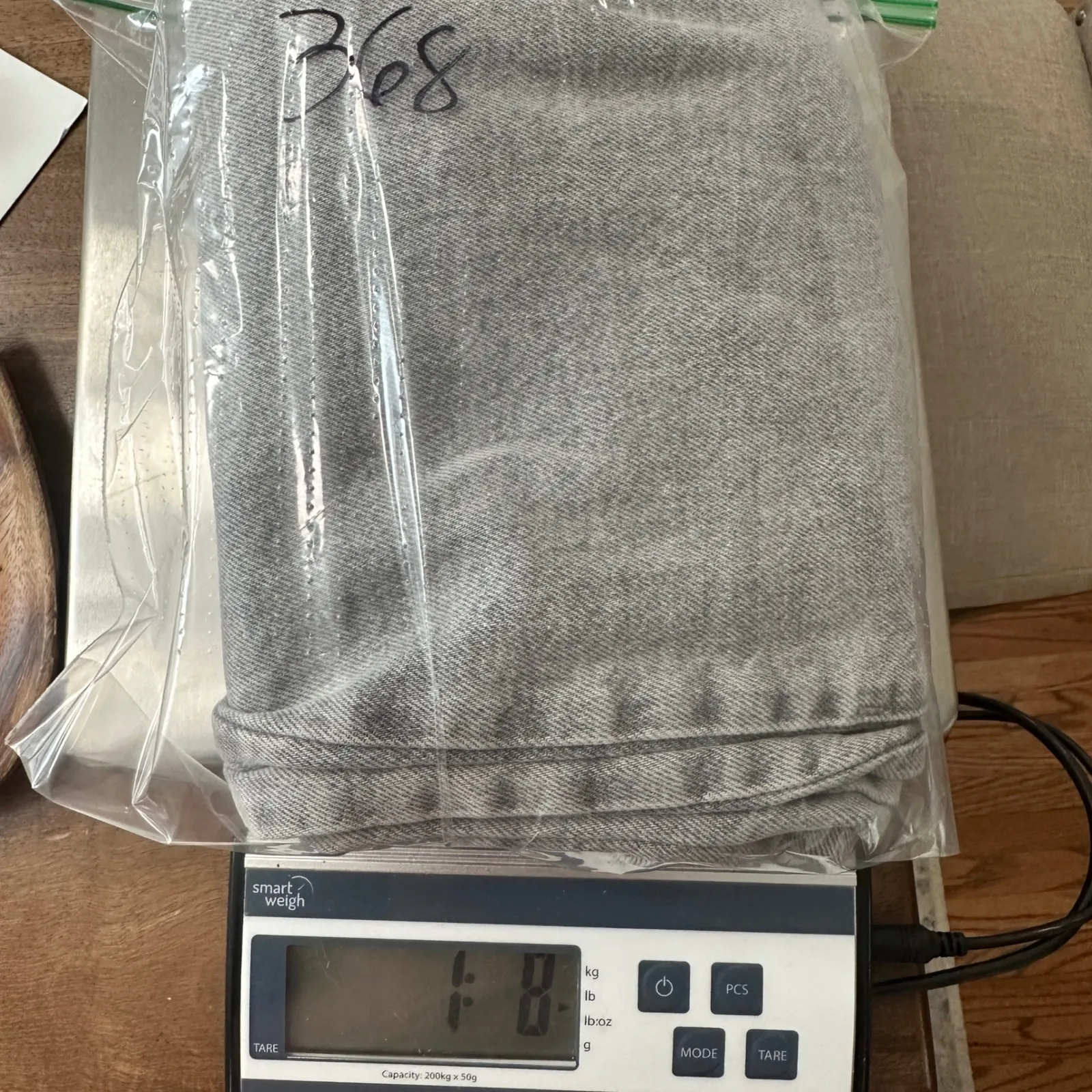 Zara Wide Leg Cropped Jeans Gray Wash High Waist‎ Pockets Belted Womens Size 6 - Image 15