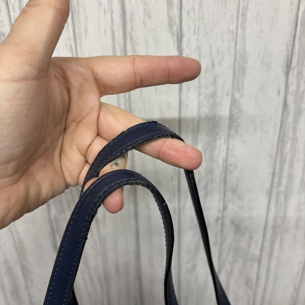 Womens Michael Kors Signature Navy Small Tote - Image 8