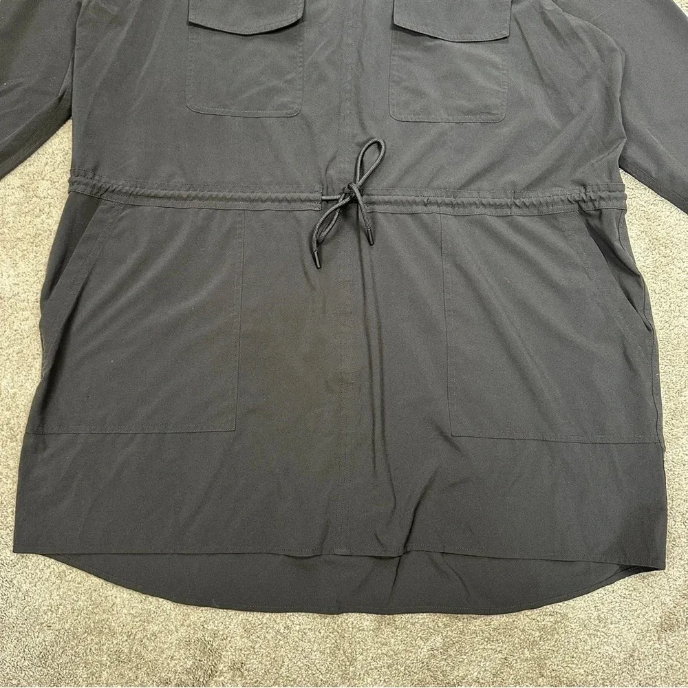 Athleta Zuma Shirtdress Longsleeve UPF 50+ Travel Black Size 1X - Image 7