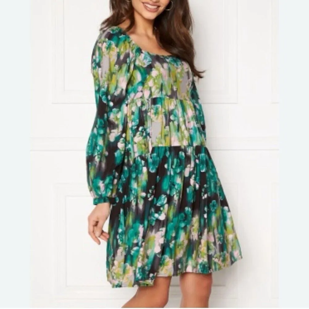 Babydoll Dress Balloon Sleeves Bohemian MEDIUM NEW - Image 5