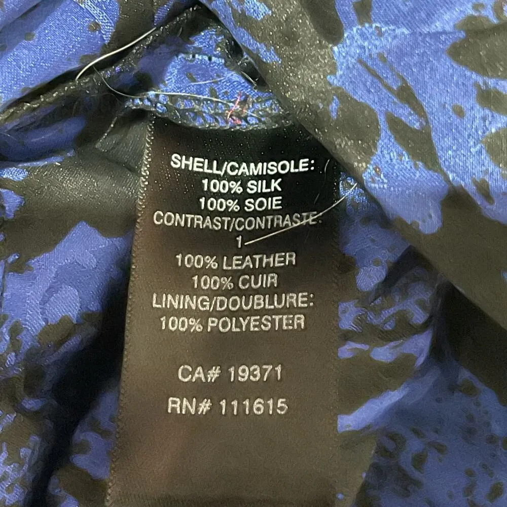 Robert Rodriguez Silk Tiered Sleeveless Dress - Blue/Black - 10 - Image 8
