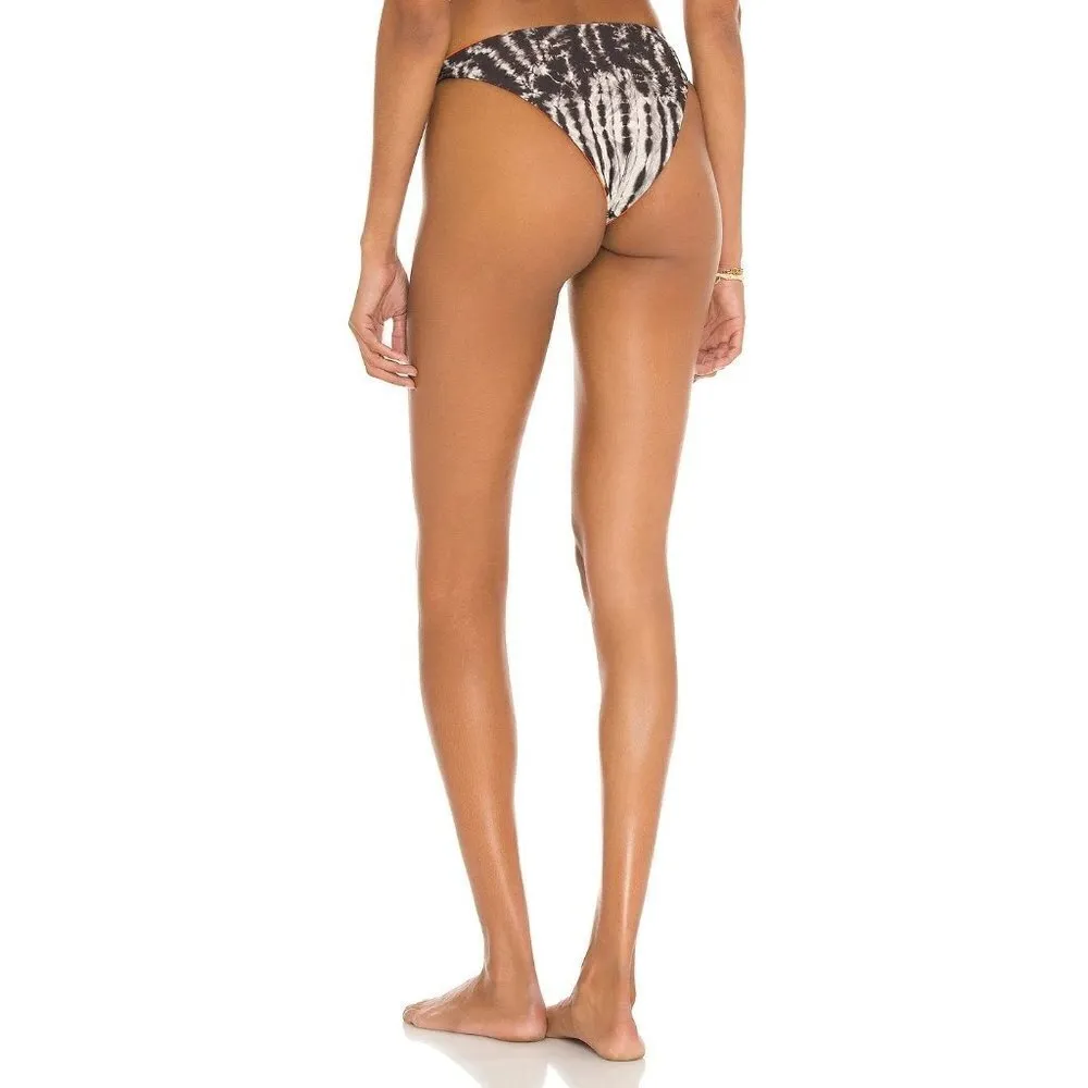 Tropic of C X REVOLVE Sana Reversible Bikini Bottom in Orange & Mystic Black New Size XS - Image 4