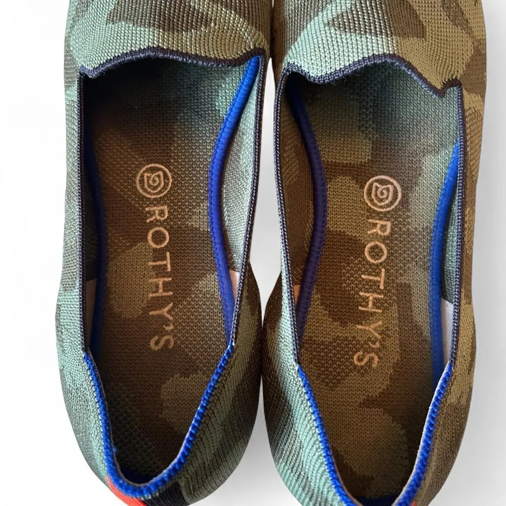 Rothy’s The Loafer Olive Camo | Women’s 10.5 | Eco-Friendly, Sporty, Washable - Image 5
