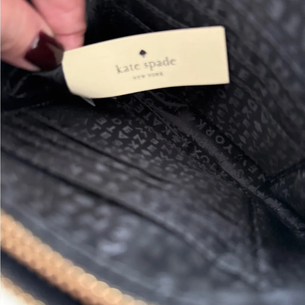 Kate Spade wristlet double pouchette black - Image 12