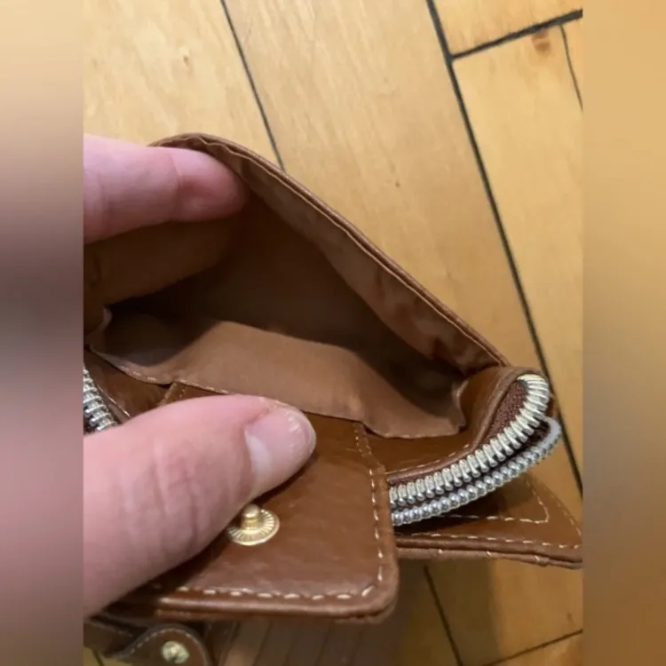 Relic Brown Vegan Leather Wallet - Image 6