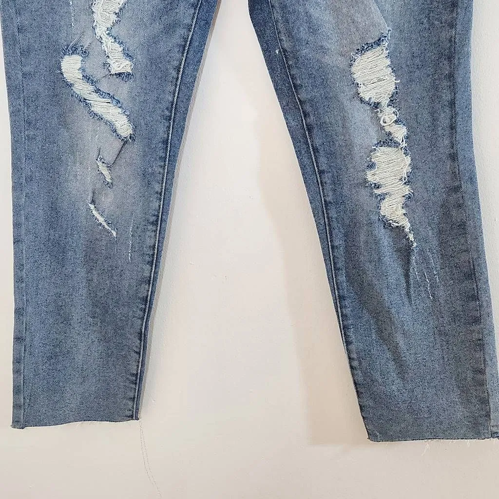 STS Blue Caroline Straight Leg High-Rise Distressed Jeans NWT Size 32 - Image 3