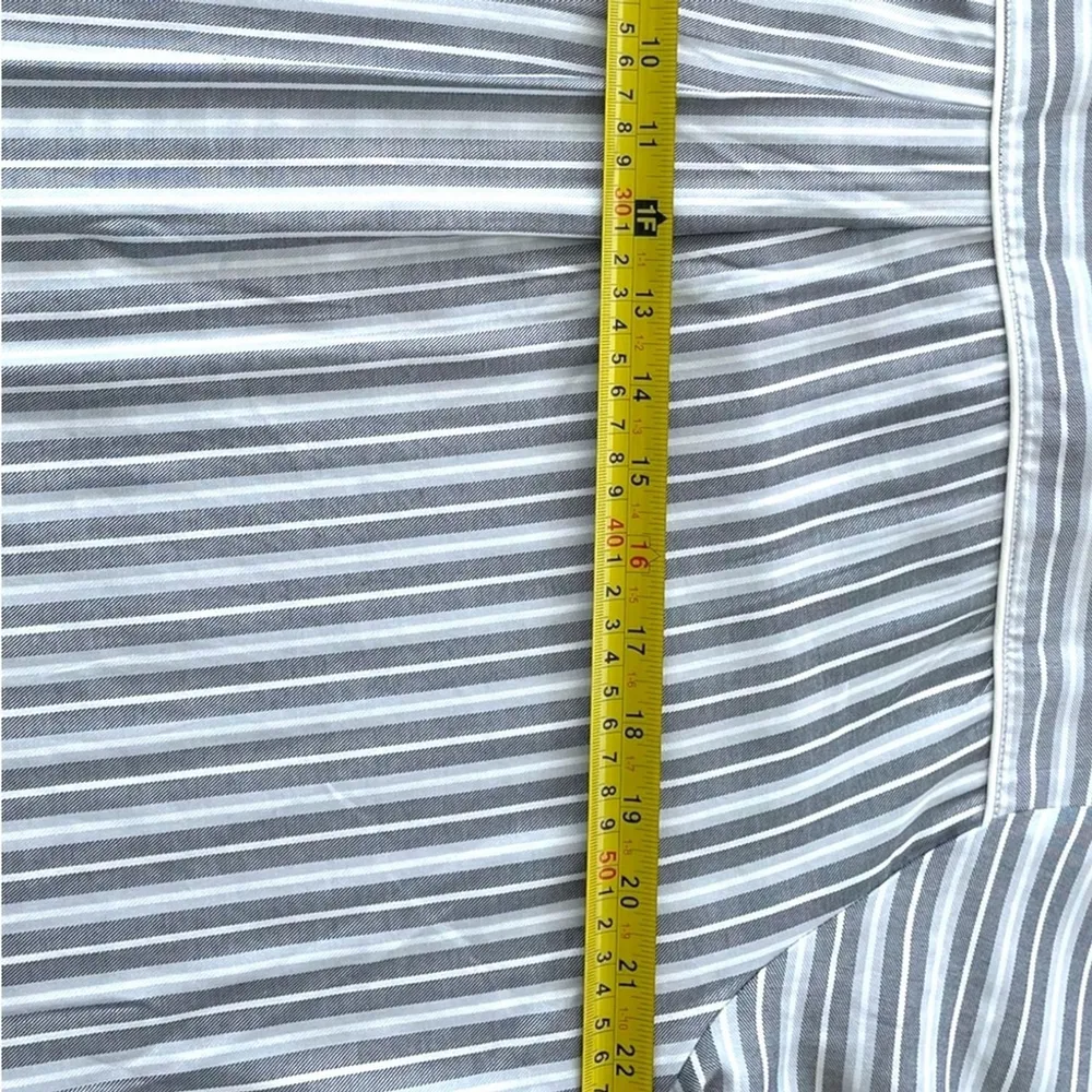 UGG Laura Gray Striped Long Sleeve Night Dress Womens Size Large Hygge Comfycore - Image 8