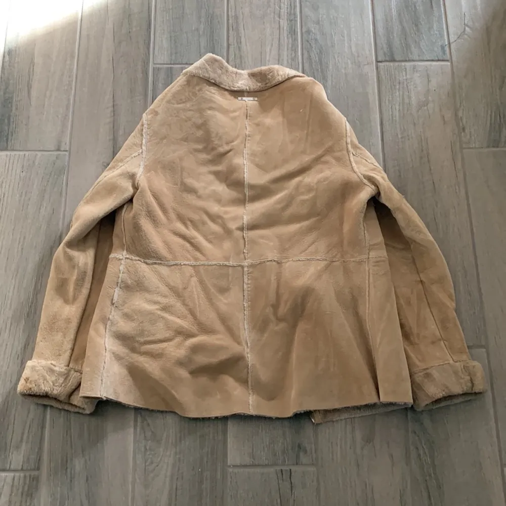 Guess soft leather fur lined jacket - Image 8