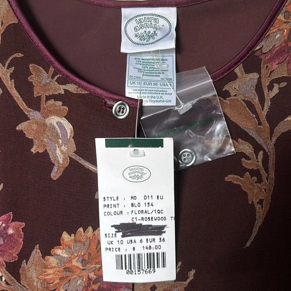 Laura Ashley button front midi MIDI dress NWT - Image 5