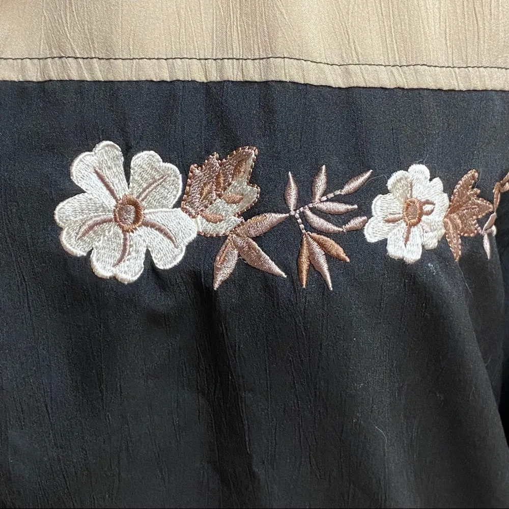 Blair  Black/Brown Lightweight Jacket - Image 7