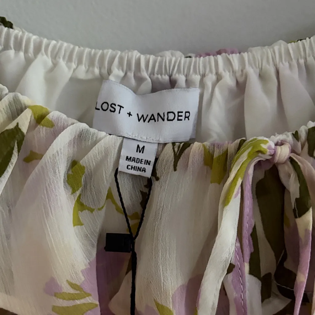 Sweet Pea Lilac Floral Top NWT - Image 6