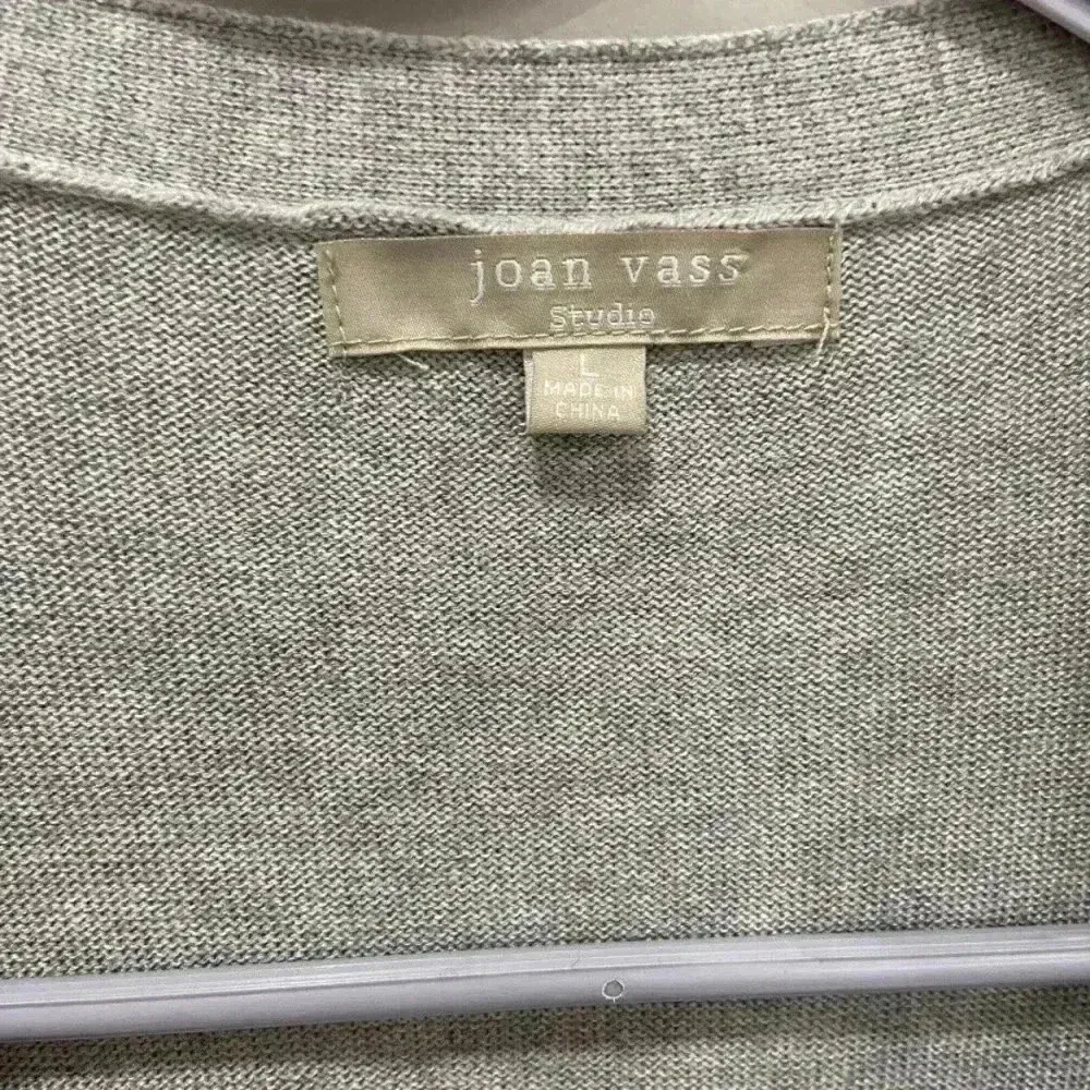 Joan Vass Women's Cardigan Size L - Image 7