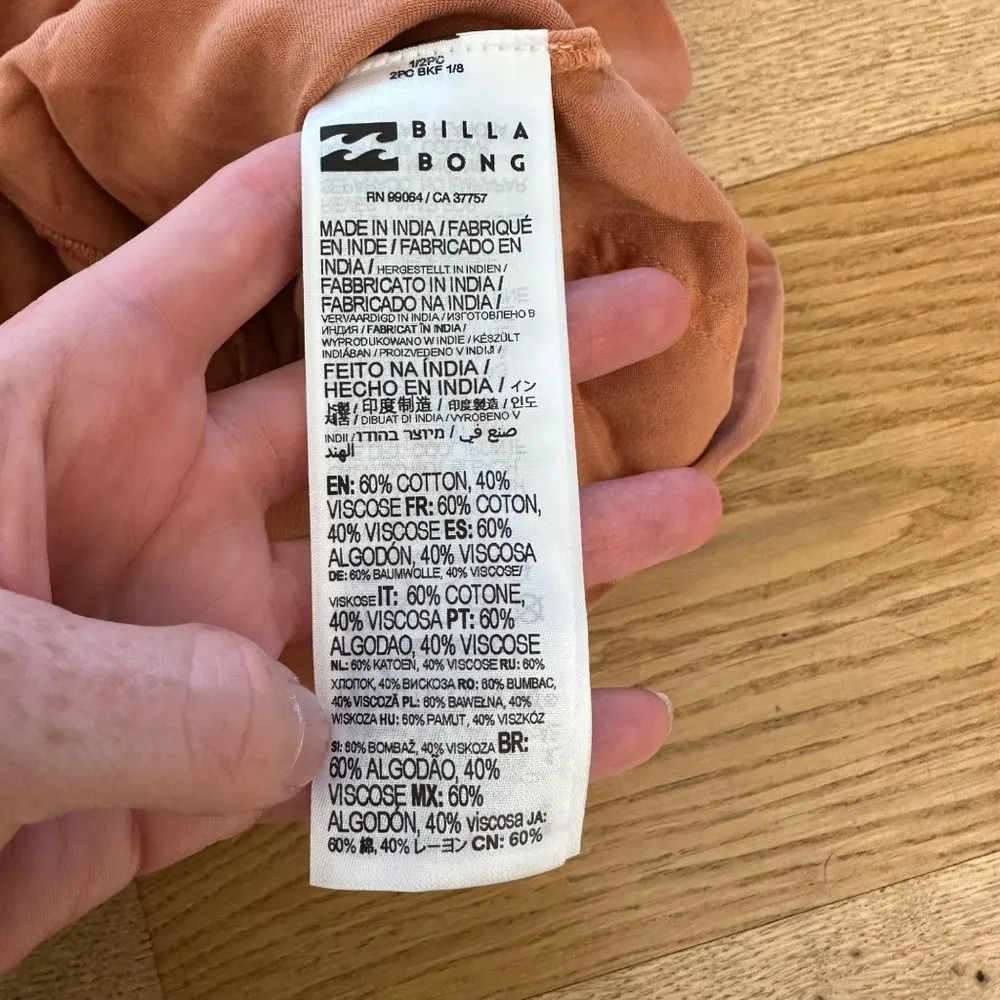 Billabong  Wild Pursuit Romper in Red Clay - Image 4