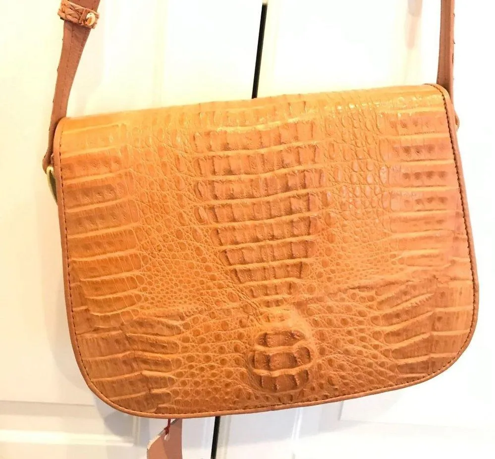 MARINA MR Crocodile shoulder bag Croco Leather bag - Image 16