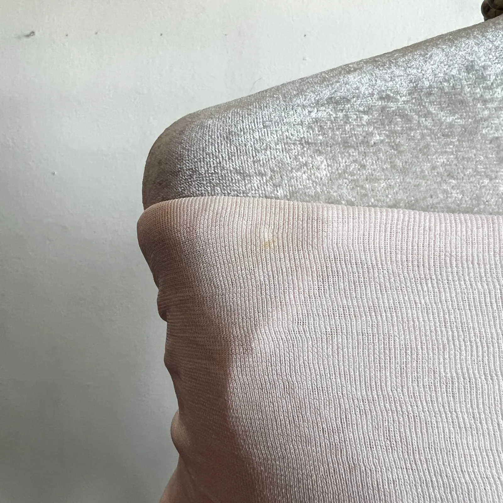 Helsa Off Shoulder Top Sheer Coquette Balletcore Retro Girly Pink XS - Image 5