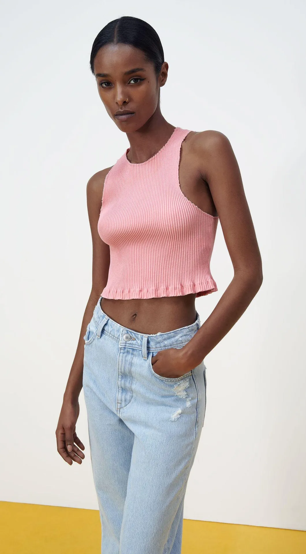 Ribbed Tank Top - Image 3