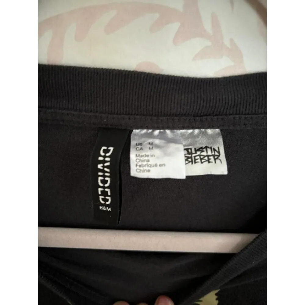 FALL CLEARANCE NEW Justin Bieber 'Changes' Graphic T-Shirt - Black M - Image 3