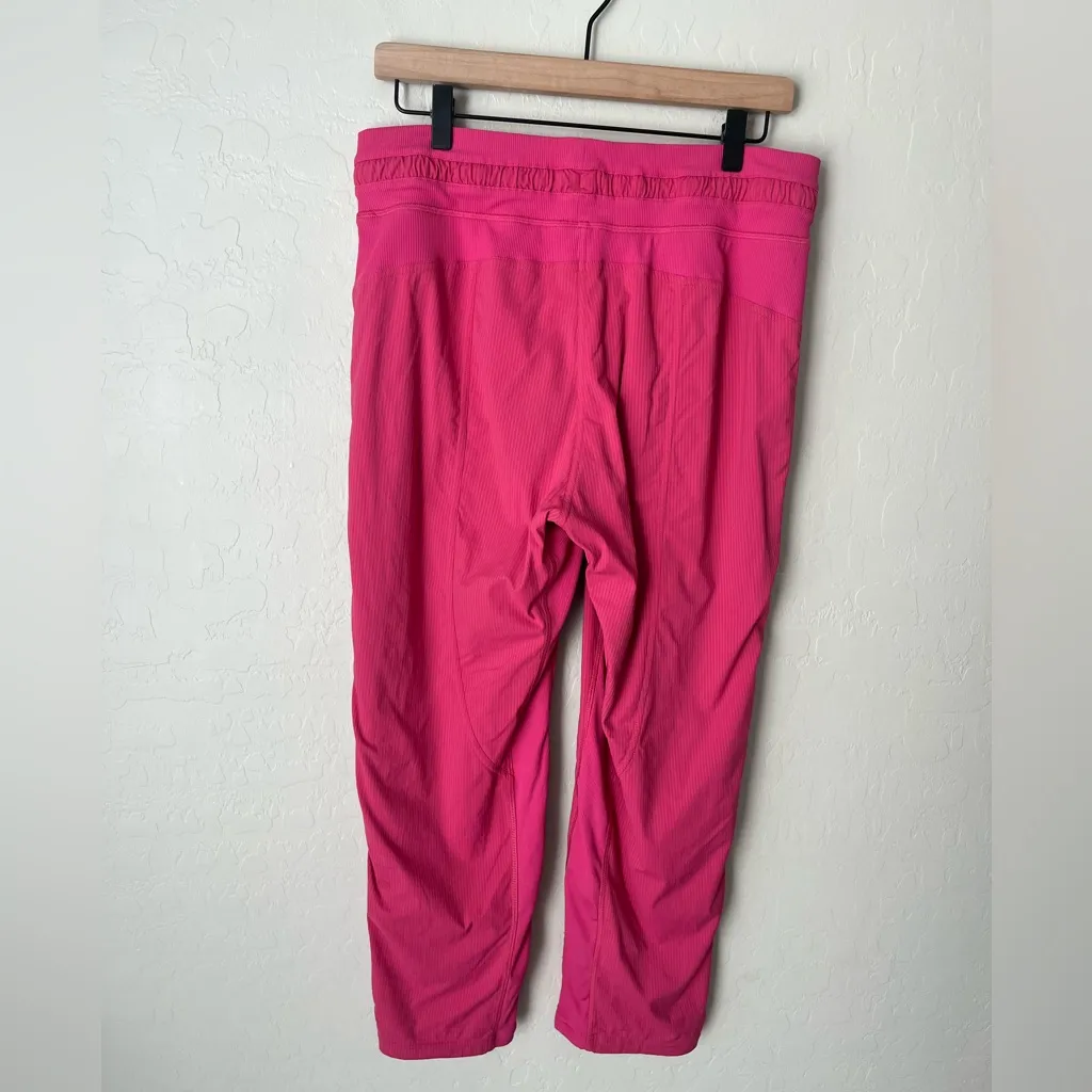 Lululemon Dance studio mid rise cropped lined jogger pants raspberry Coulis 8 - Image 8