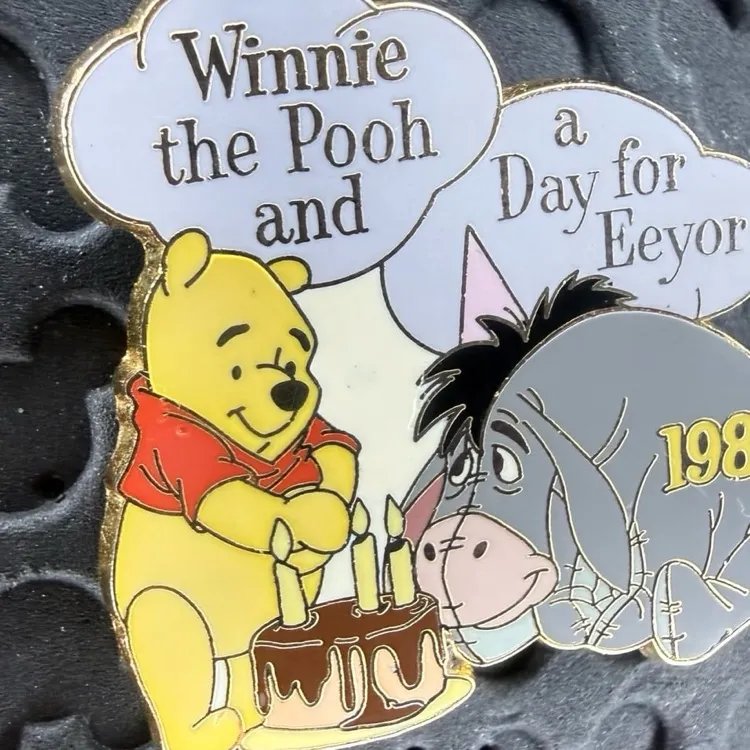 Disney parks Winnie the Pooh a day for Eeyore 100 years of dreams tradin pin - Image 2