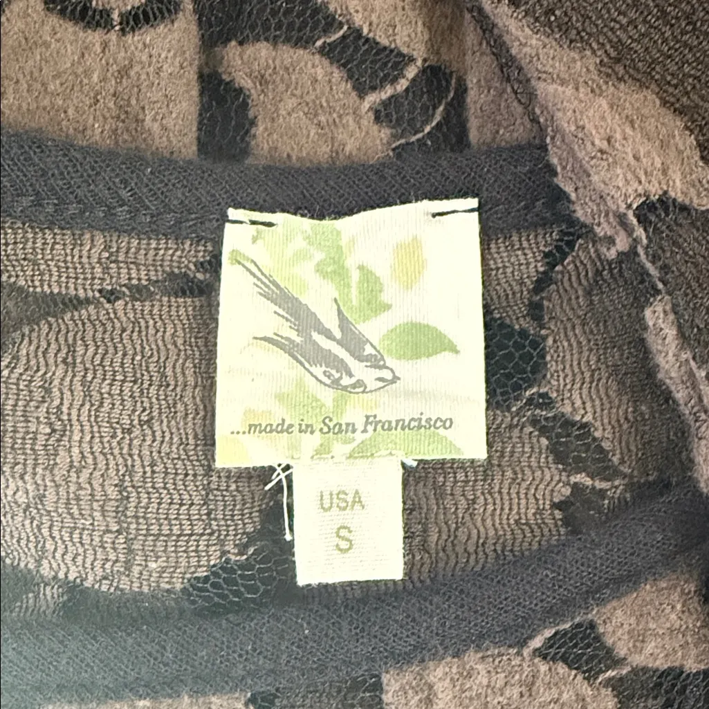 Weston Wear Anthropologie Black and Brown Floral Dress - Image 10