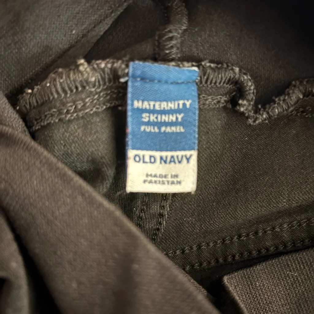 Old‎ Navy Maternity Black Jeggings - Image 2