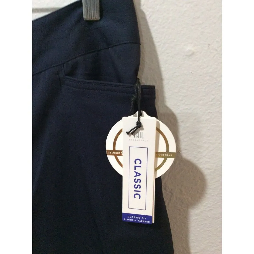 New NWT Tail golf shorts womens size 12 Night black tapered classic - Image 5