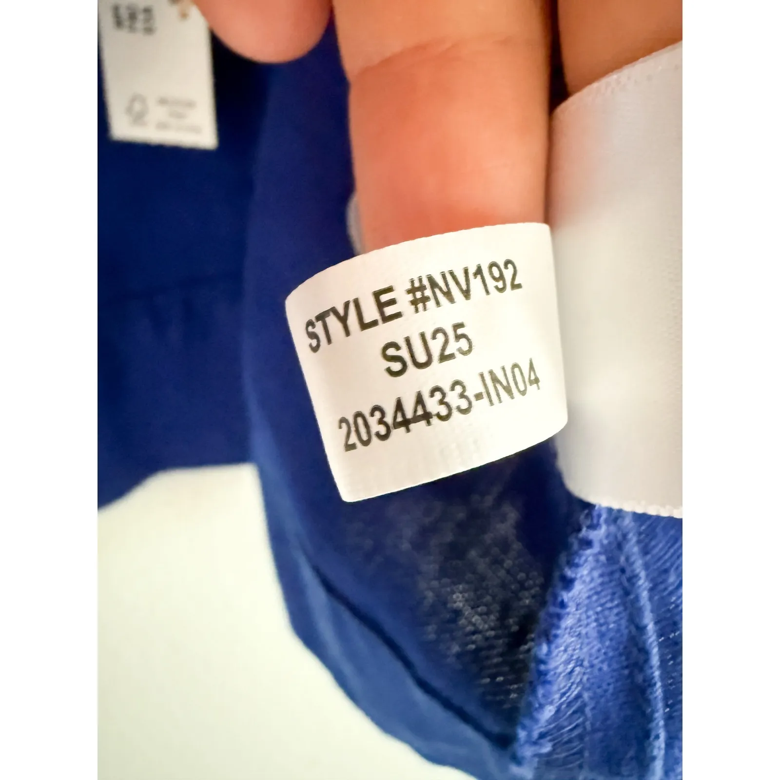 Madewell | NWT Curved-Neck Shell Tank in 100% Linen Bright Sapphire Blue | Sz 0 - Image 10