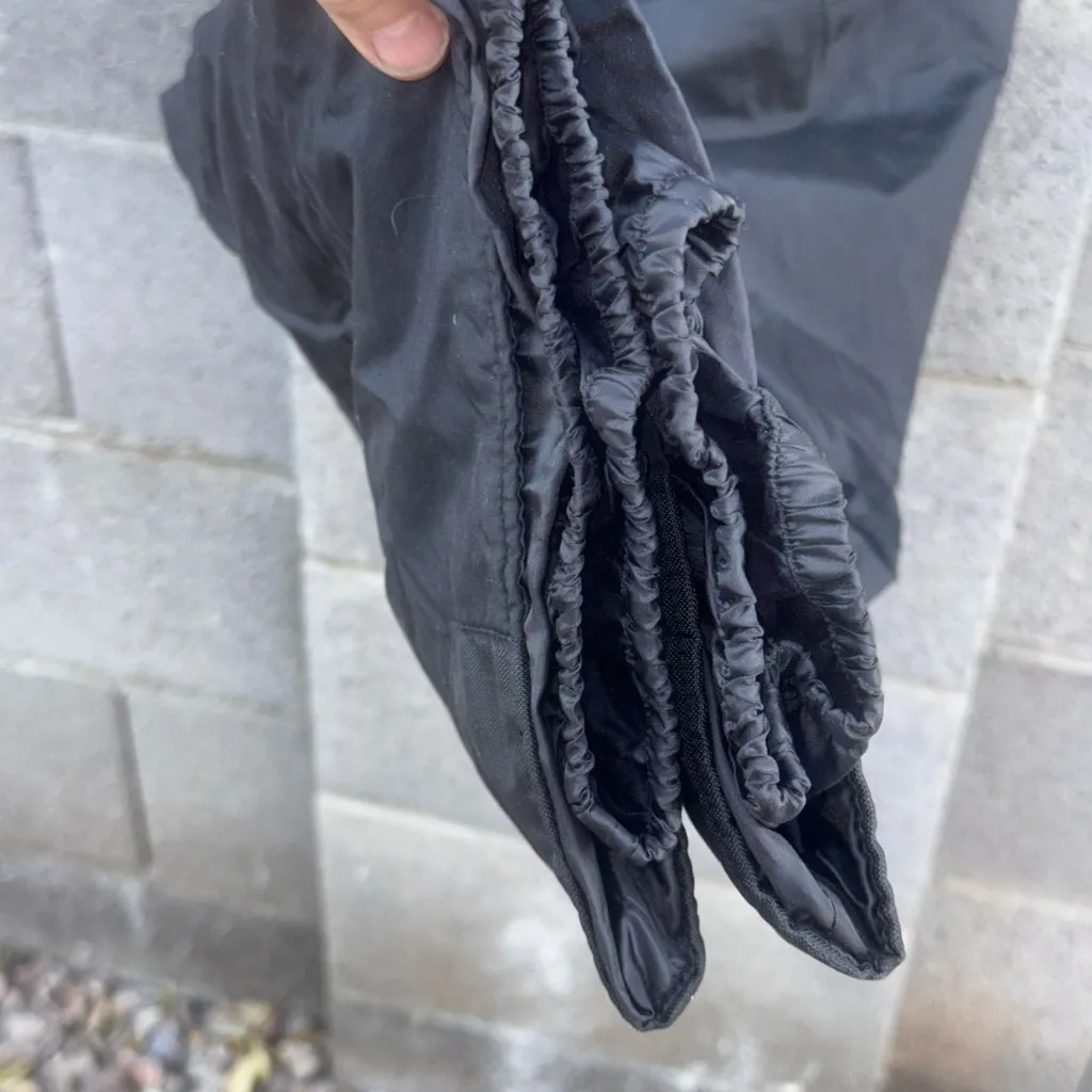 Vintage Rawik Black ski bib Snow bib snow Overalls Winter Wear size Large - Image 9