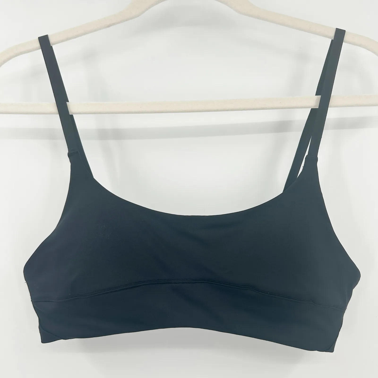 EVERLANE ReNew Womens The Scoop Neck Bikini Swim Size S‎ Black - Image 3