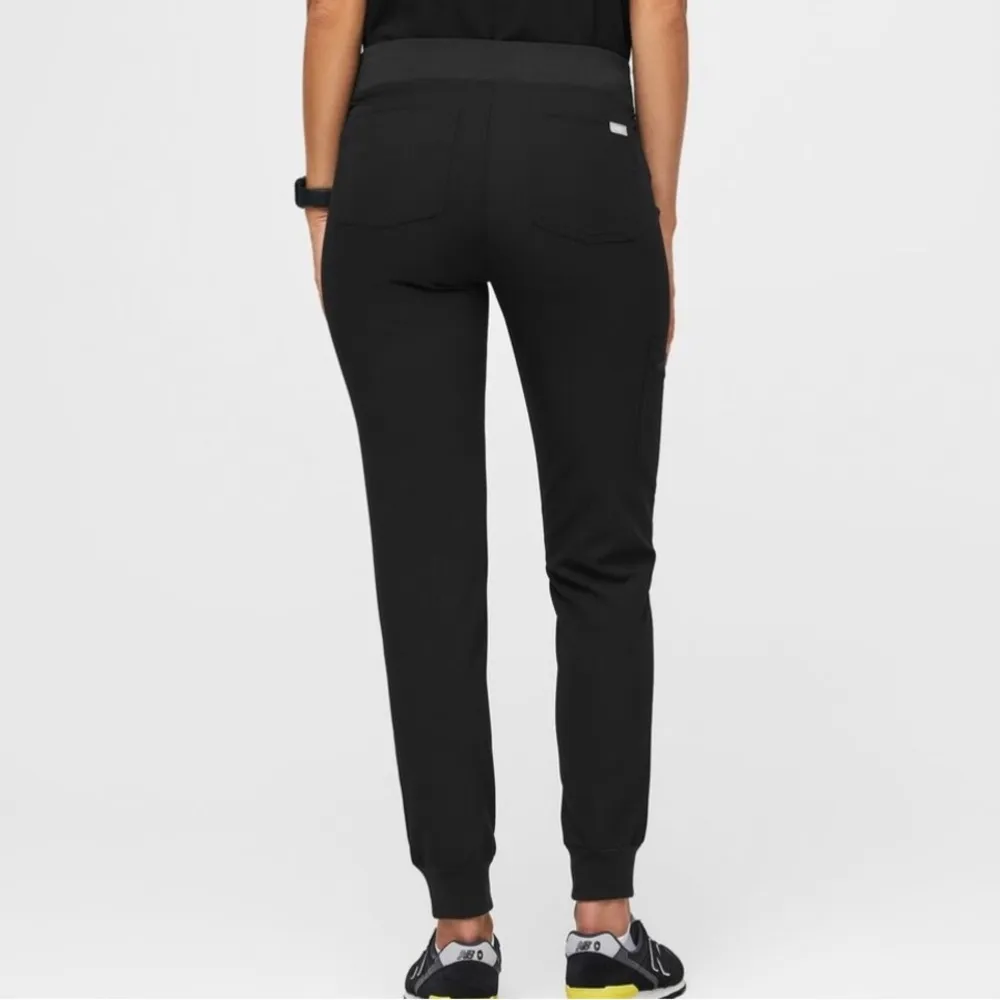 FIGS Zamora Jogger Scrub Pants Black Small - Image 2