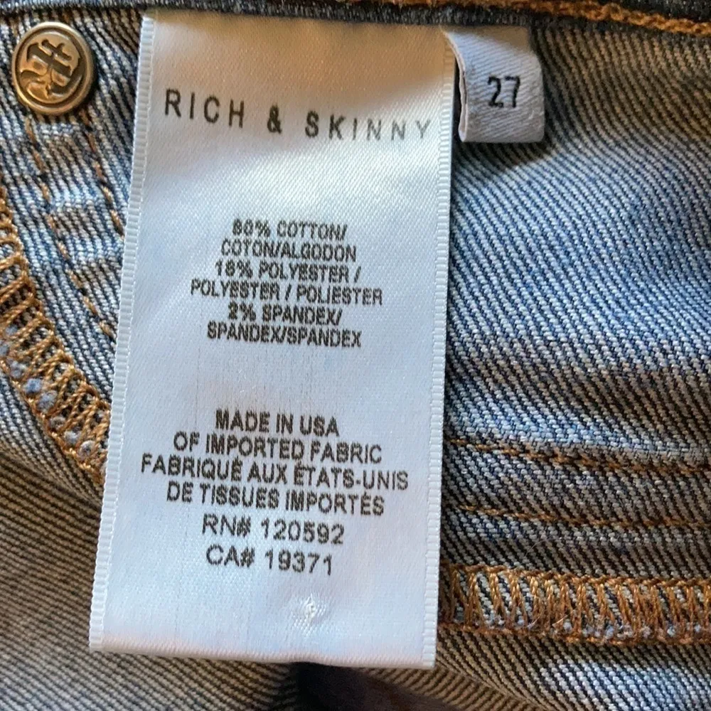 𝅺Rich & Skinny Carly Blue Jeans - Image 12