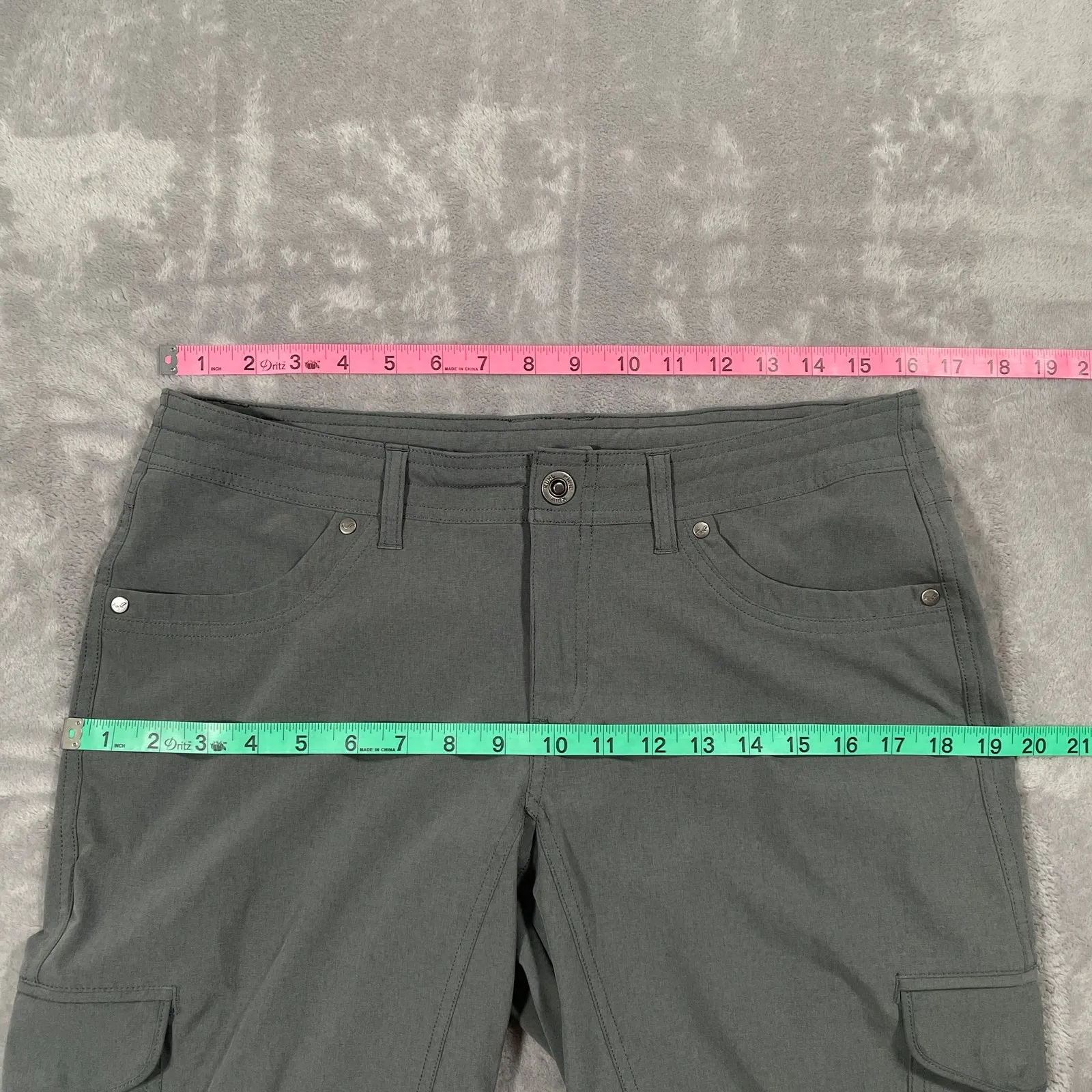 Kuhl Pants 10 Grey Freeflex Roll Up Stretch Hiking Trekking Outdoor Climbing - Image 10