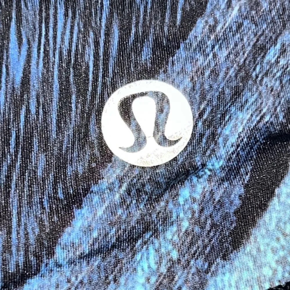 Lululemon Rare Speed Wunder Electrobeam Pattern Nulux Leggings C34 - Image 9