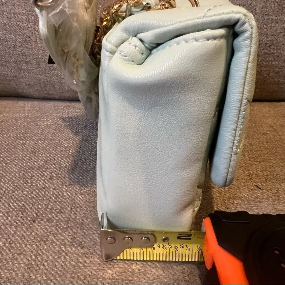 NWT Bebe Wyatt‎ shoulder bag small shoulder bag in mint green with gold accents - Image 9