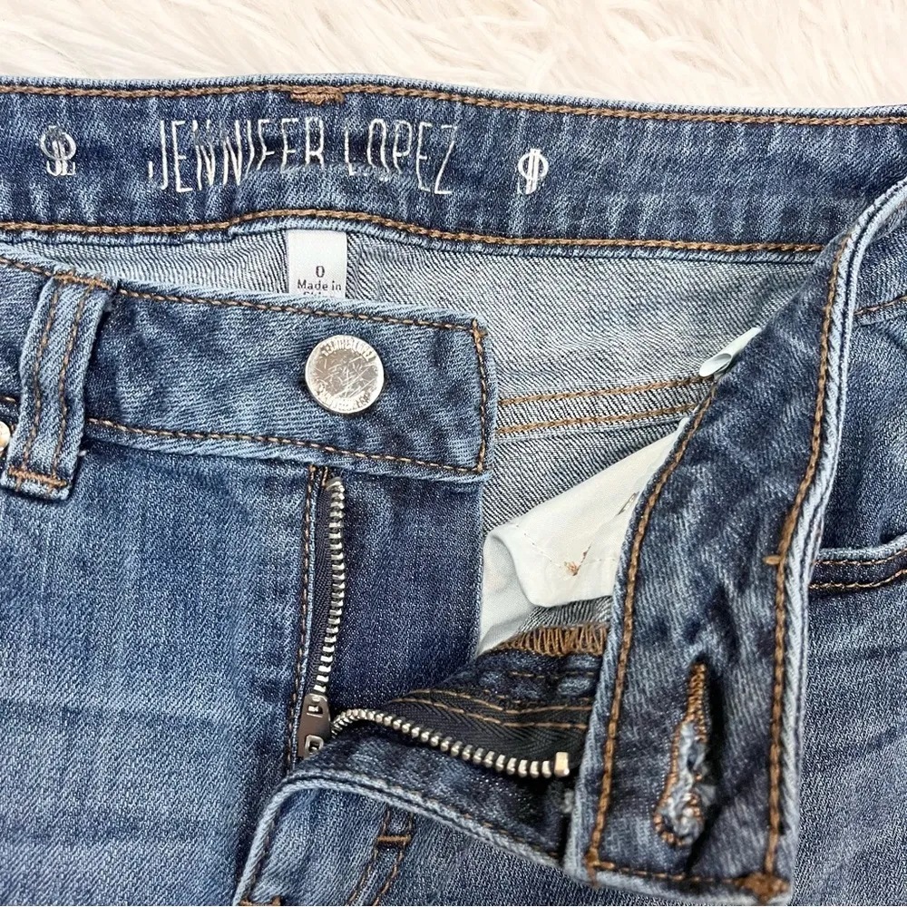 Women’s Blue Denim Jean High Rise Shorts 0 - Image 7