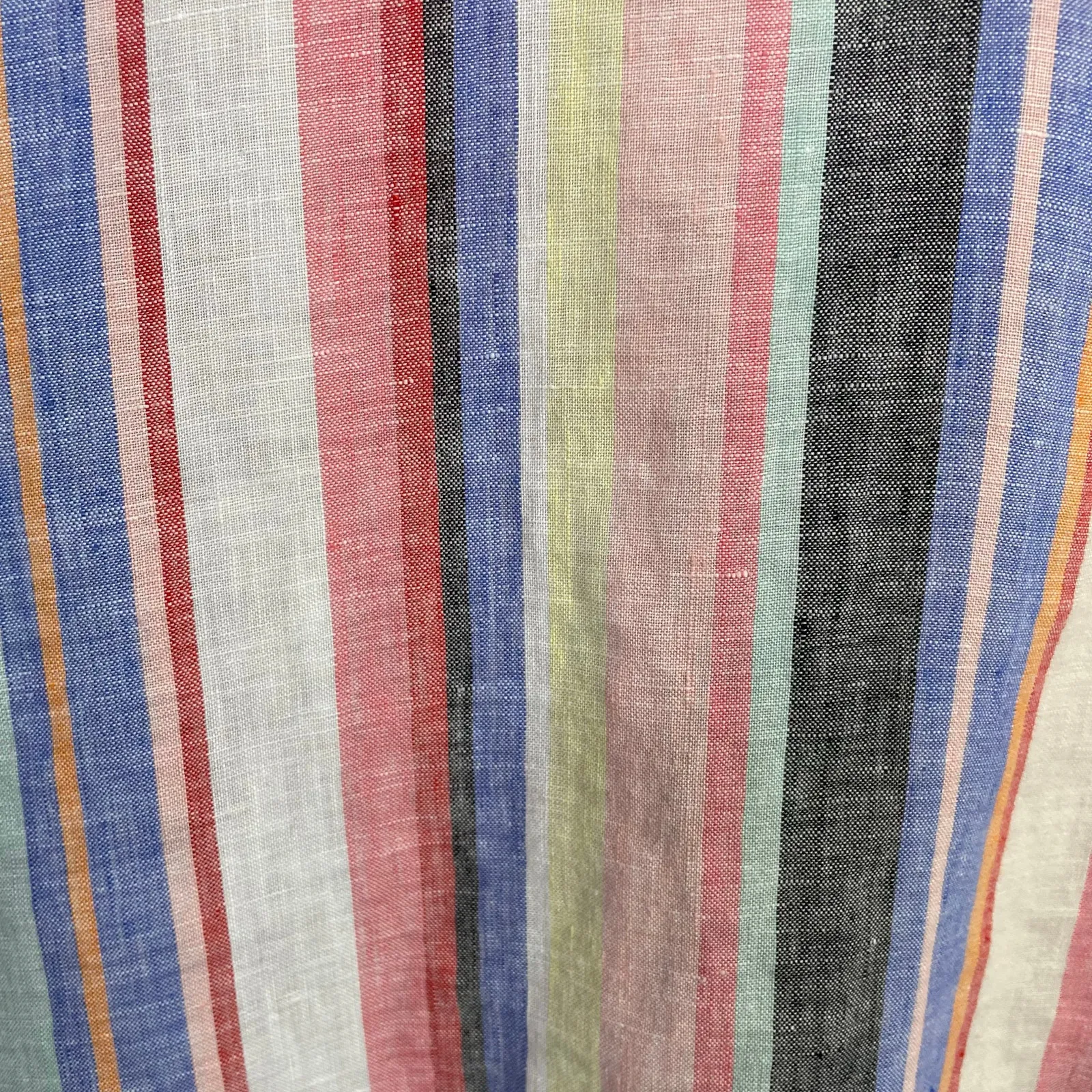 Chicos No-Iron Linen Striped Sleeveless Tunic Top Classic Stripe womens 4 XXL 20 - Image 9