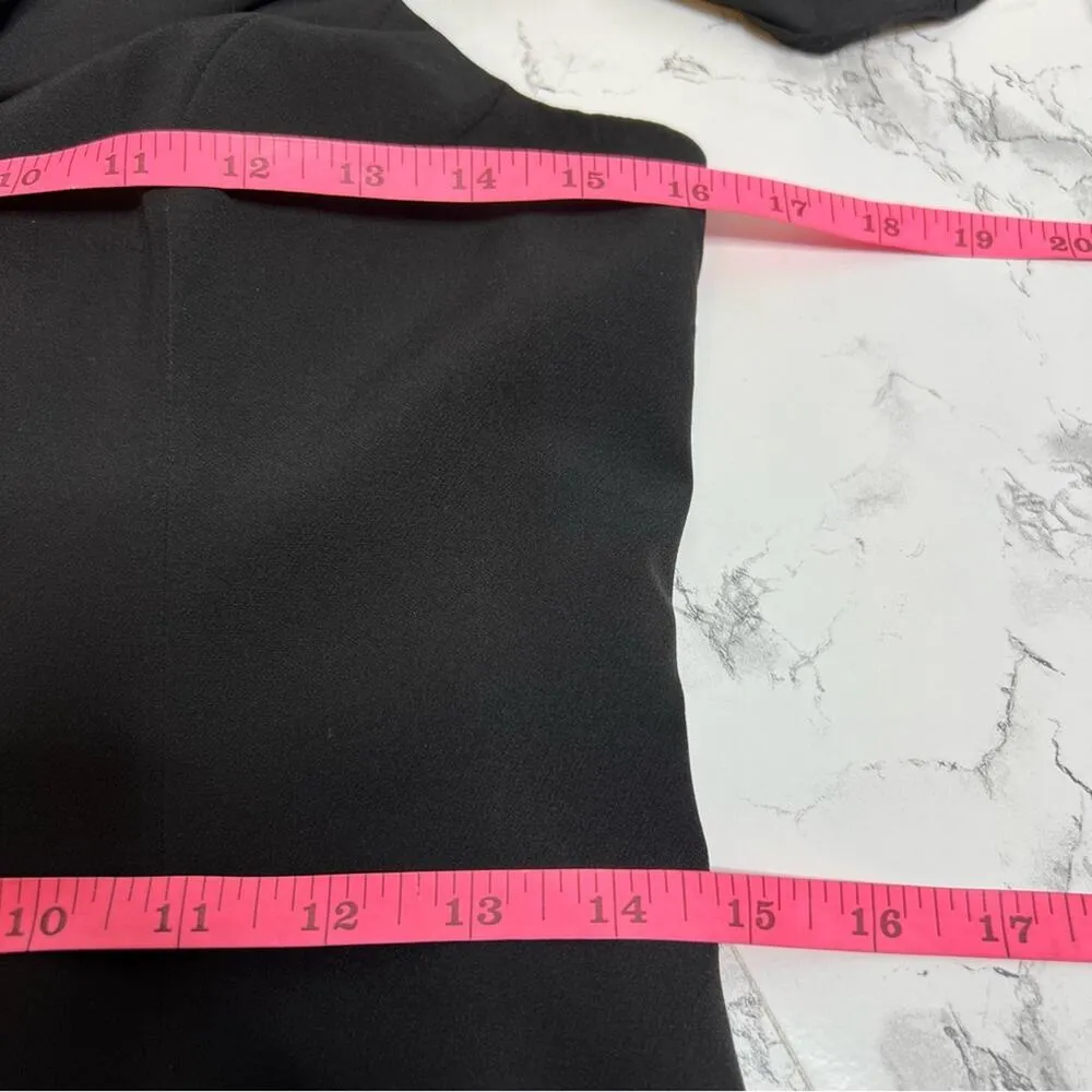 Jay By JAY GODFREY Black Flutter Chiffon Overlay Cold Shoulder Naomi Gown Dress - Image 8