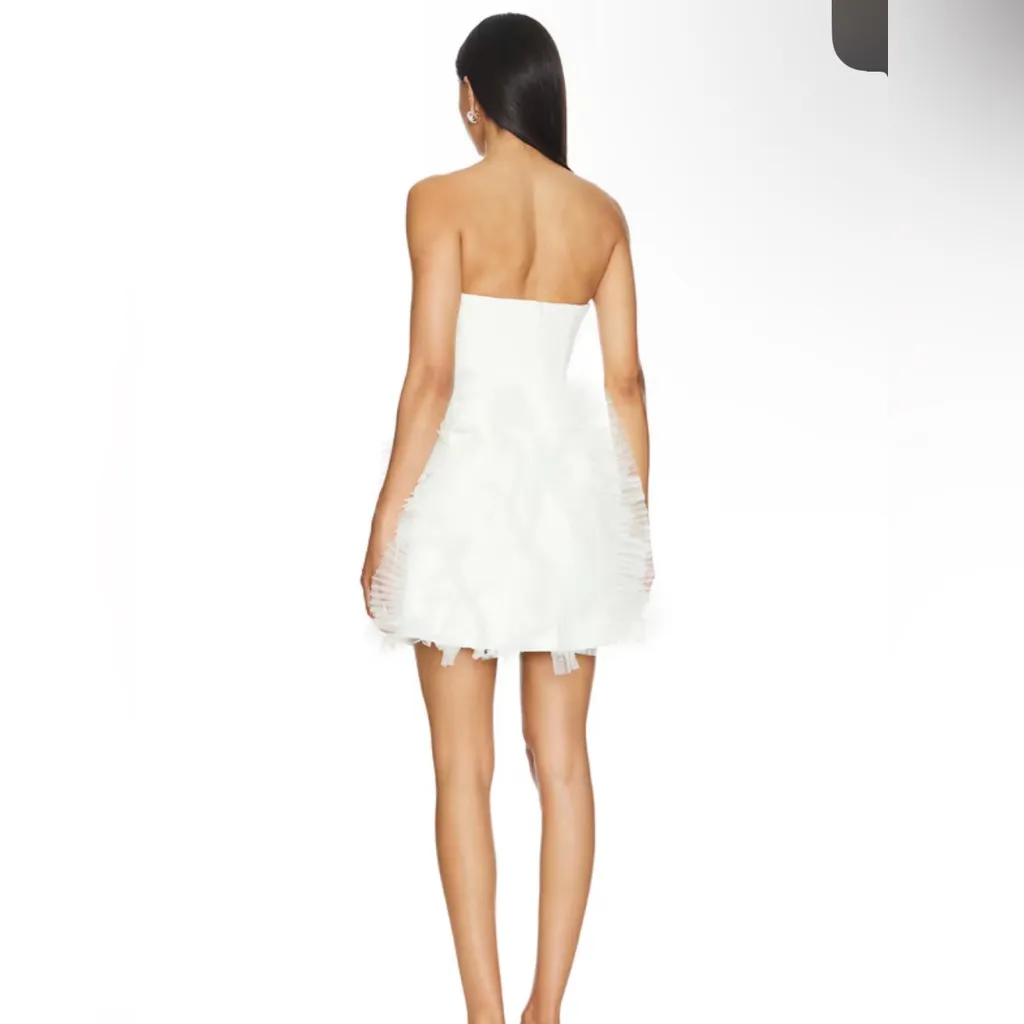 NWT Cinq a Sept Strapless Tulle‎ Ryan Dress in Ivory size 6 $525 - Image 6