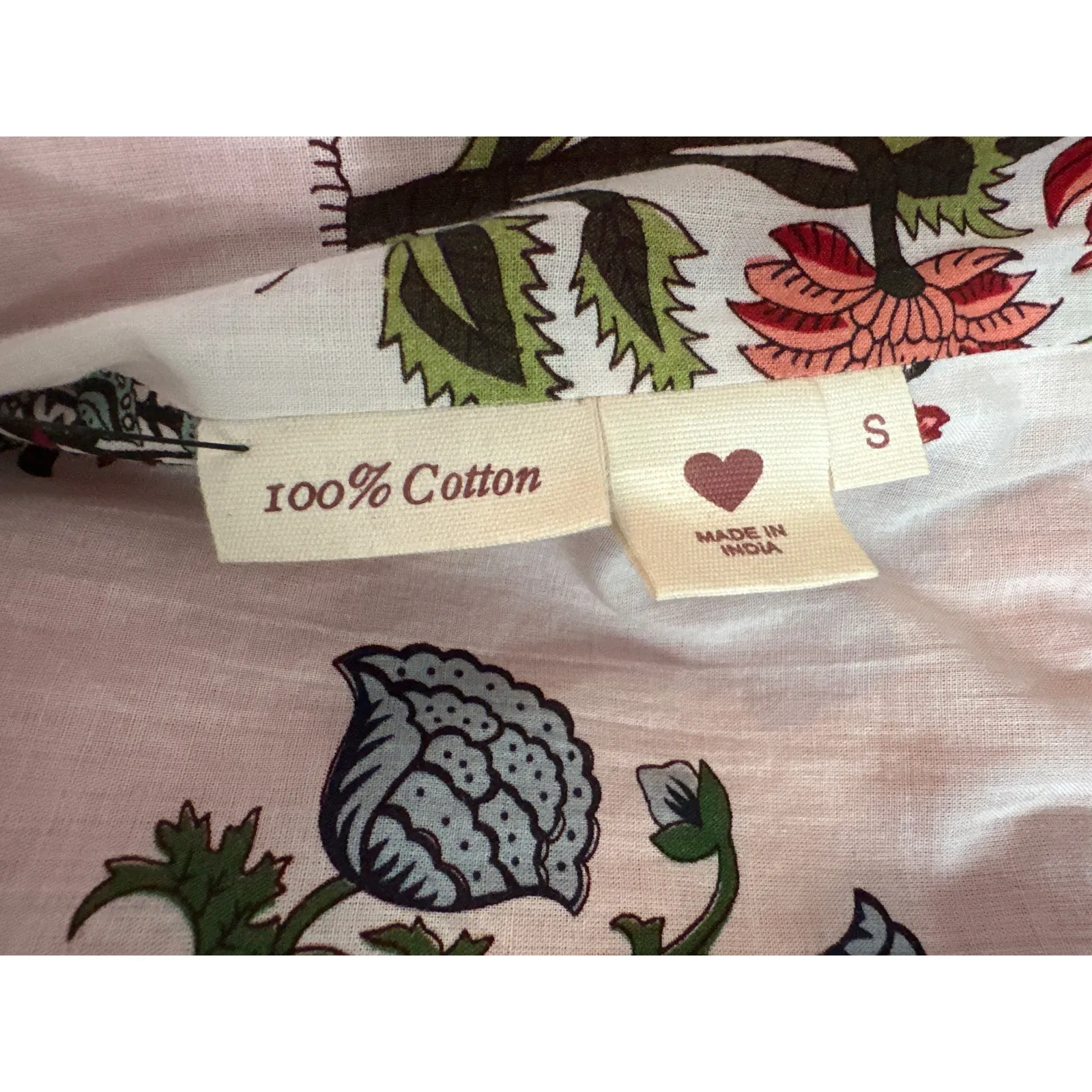 Alix of Bohemia Marilou Orange Braided Trim Cotton Jacket Sz S Boho Chic - Image 6